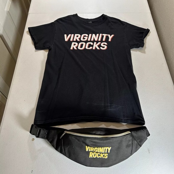 Danny Duncan Tee Mens S Black Virginity Rocks T-shirt YOUTUBE - Picture 1 of 13